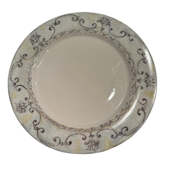 American Atelier Fruit Toile Serving Plate - Picture 1 of 3